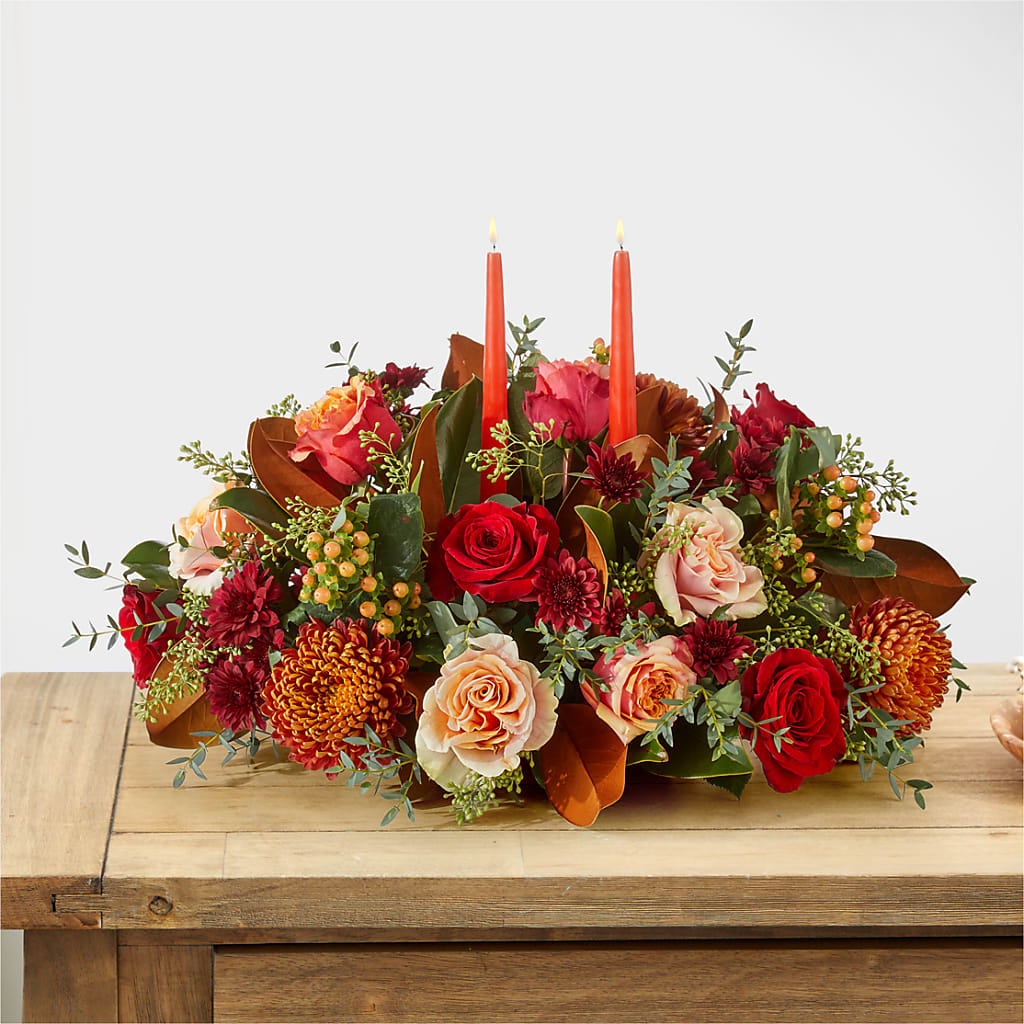 Gather Near Centerpiece –  Bloom N Grow Floral Design, Atascadero CA