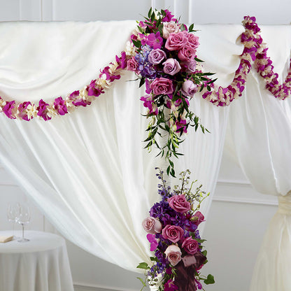 Color & Light Chuppah Decor –  Bloom N Grow Floral Design, Atascadero CA